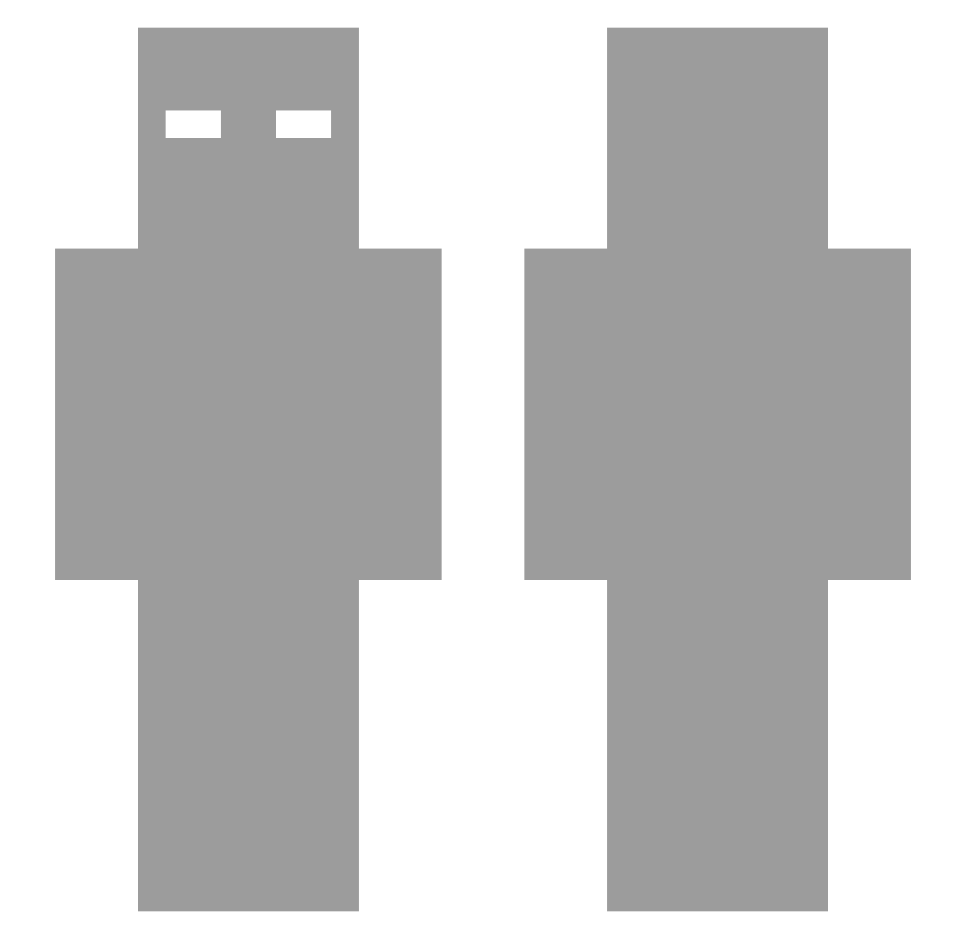 SBZZZ7 Minecraft skin, front and back view