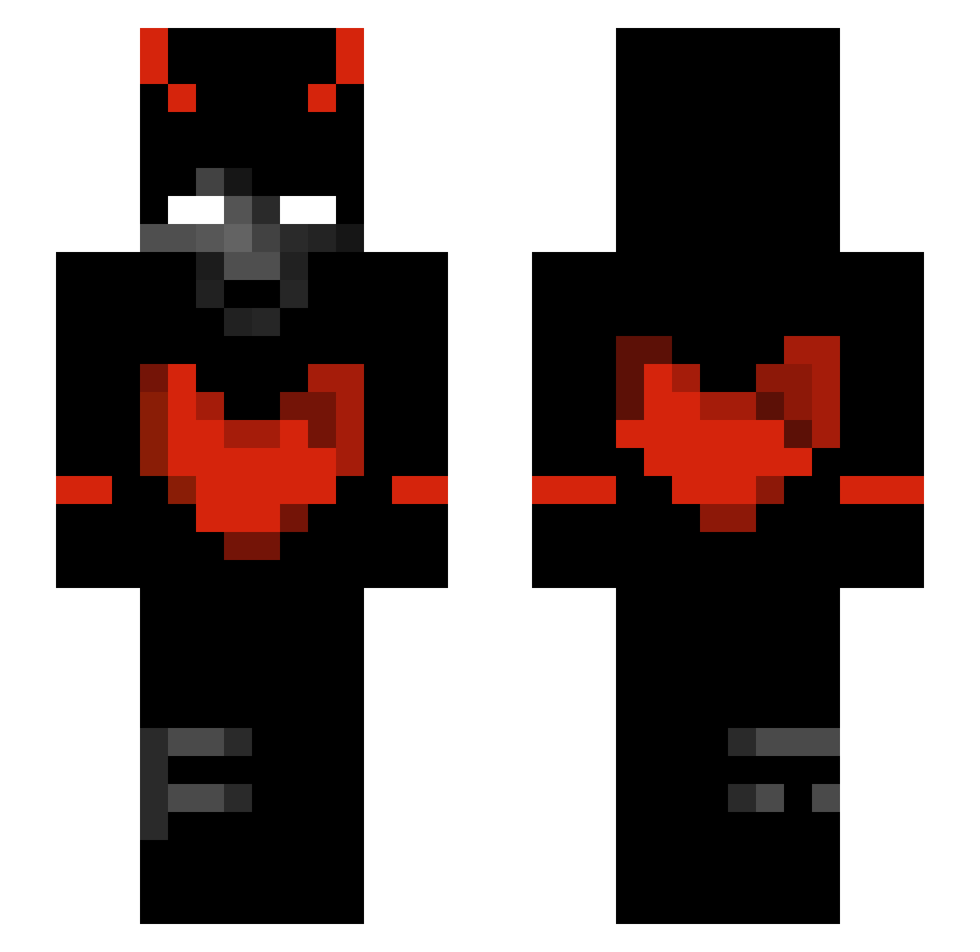artjom877 Minecraft skin, front and back view
