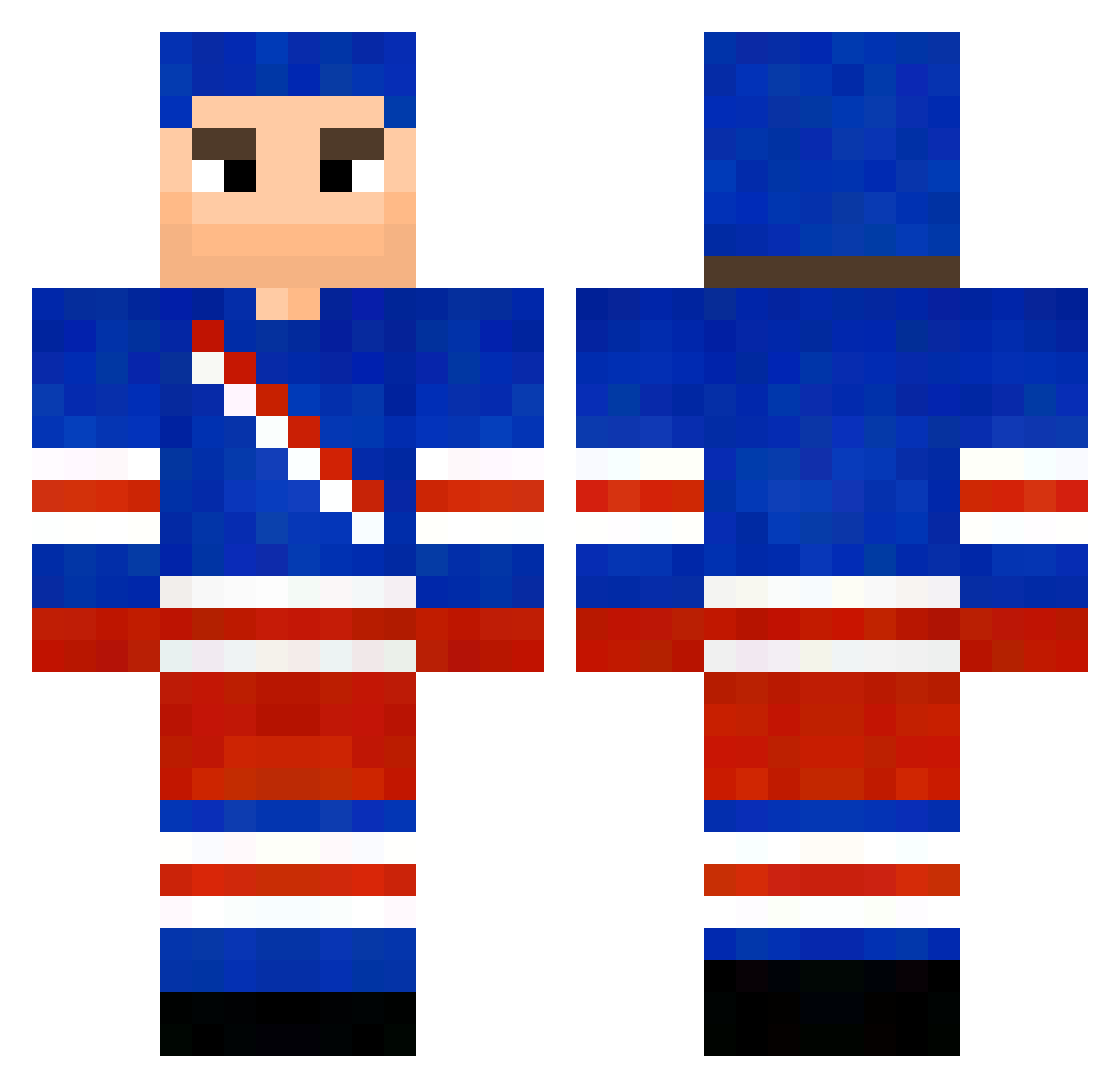 a_russian_goose Minecraft skin, front and back view