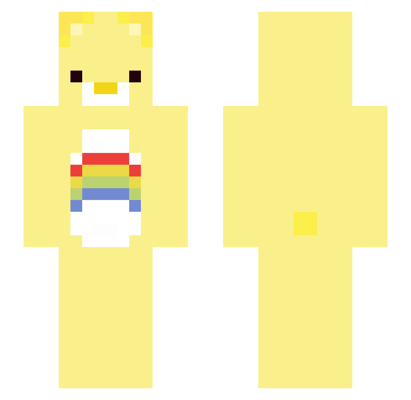 EnchanterMatt Minecraft skin, front and back view