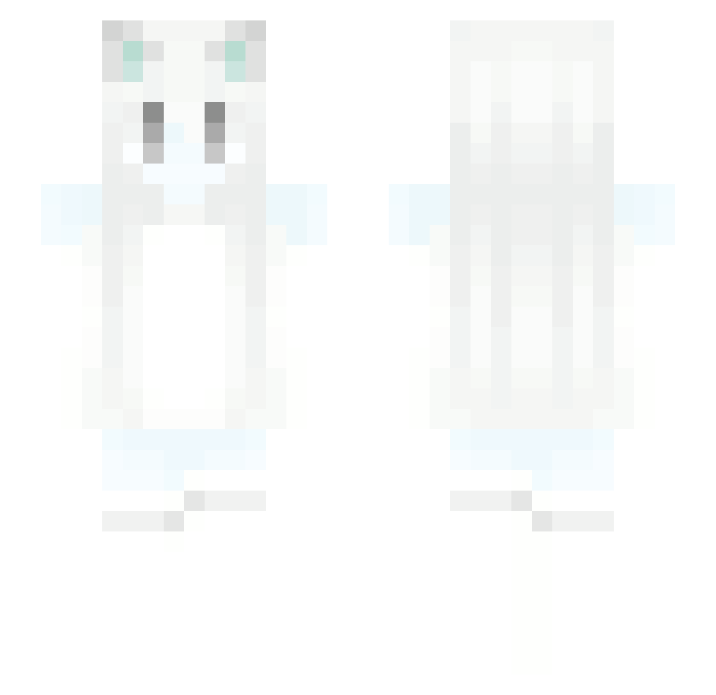 ShameX_X Minecraft skin, front and back view
