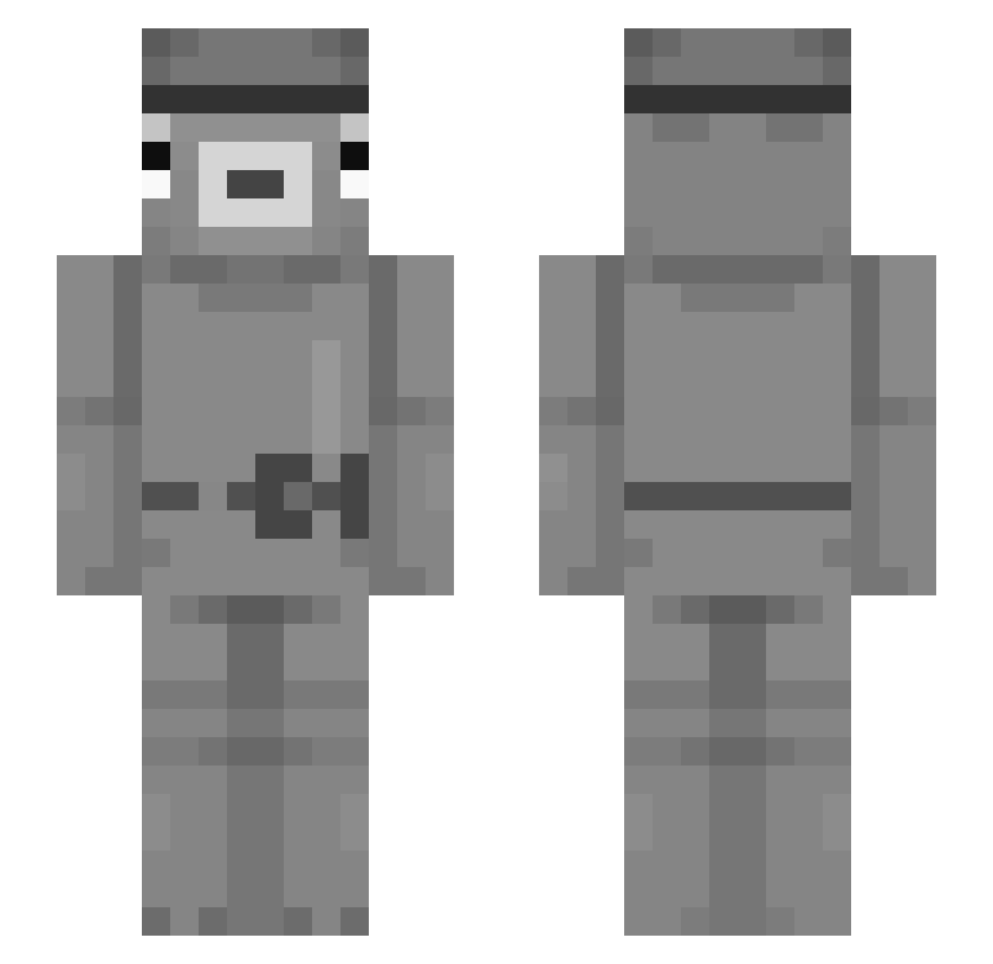 maiteamovolve Minecraft skin, front and back view