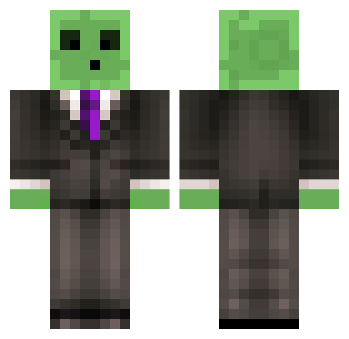 DutchZ_ Minecraft skin, front and back view