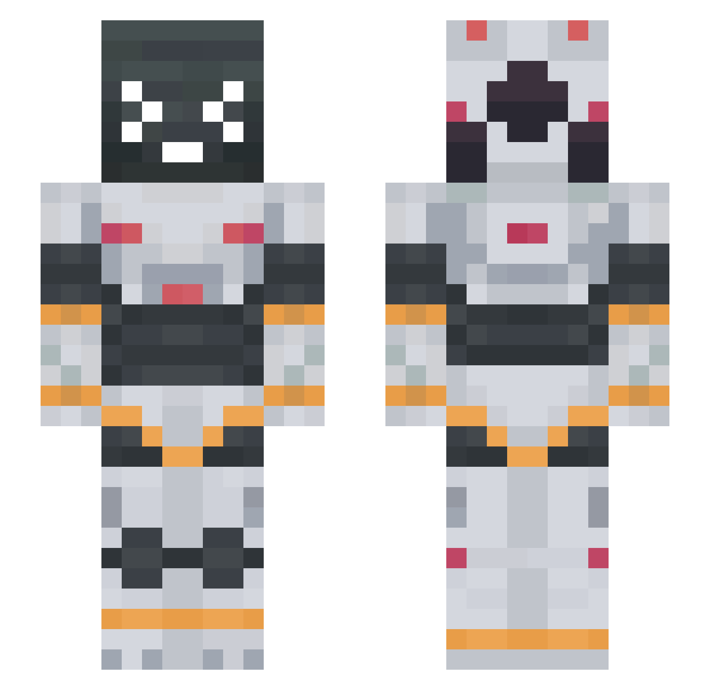 tod1g Minecraft skin, front and back view