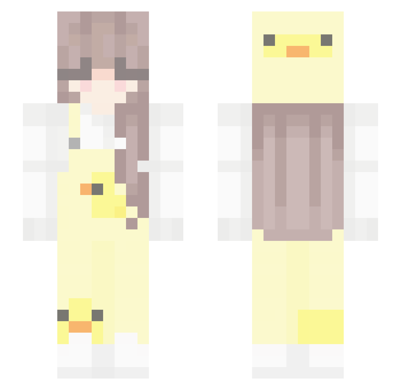 Emj2004 Minecraft skin, front and back view