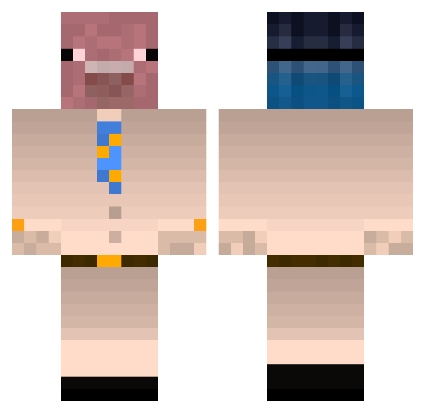 __matixx__ Minecraft skin, front and back view