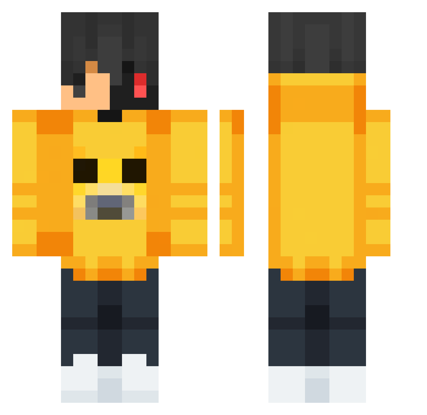 bonnierabbit1 Minecraft skin, front and back view
