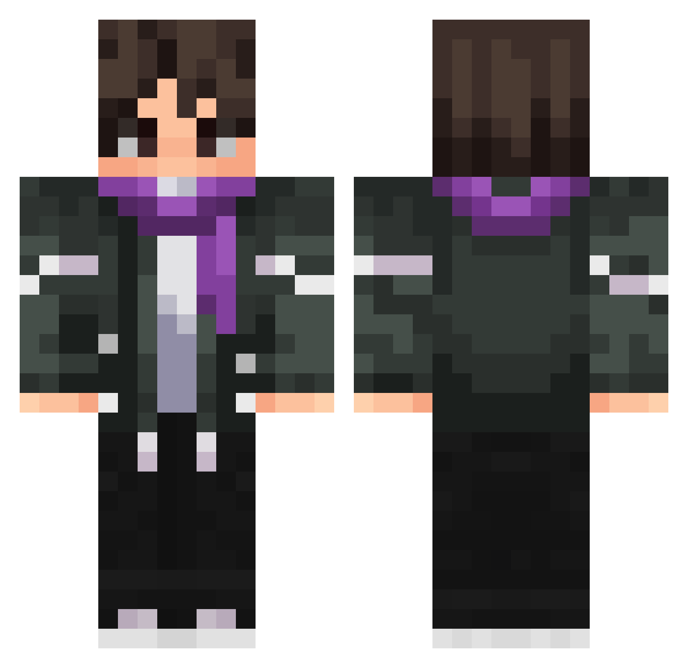 _Kofita_ Minecraft skin, front and back view