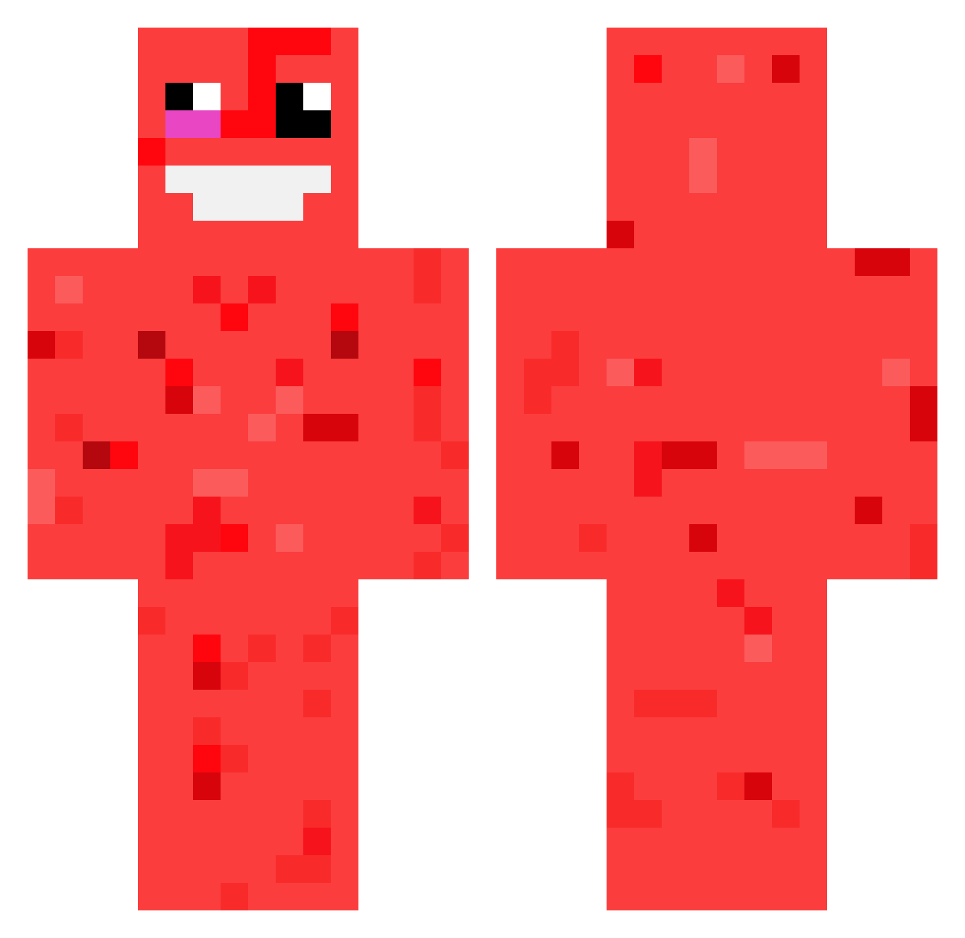 sammen10 Minecraft skin, front and back view
