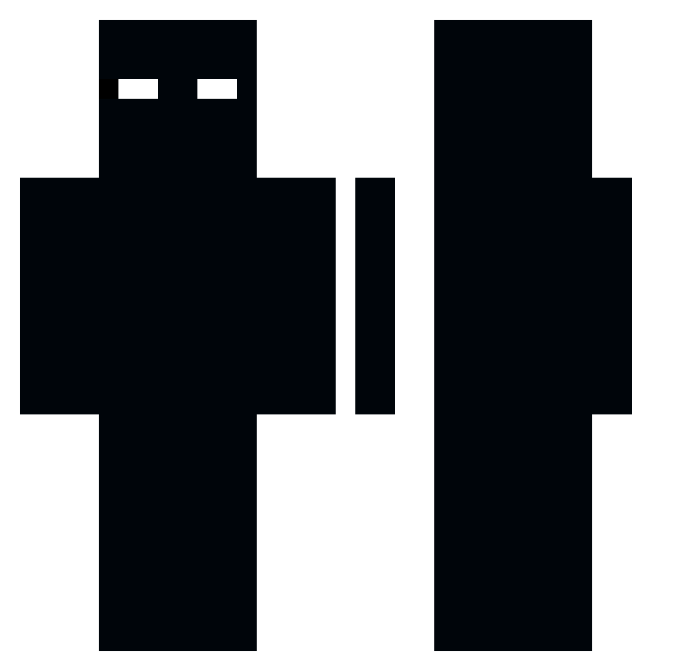 slick_no Minecraft skin, front and back view