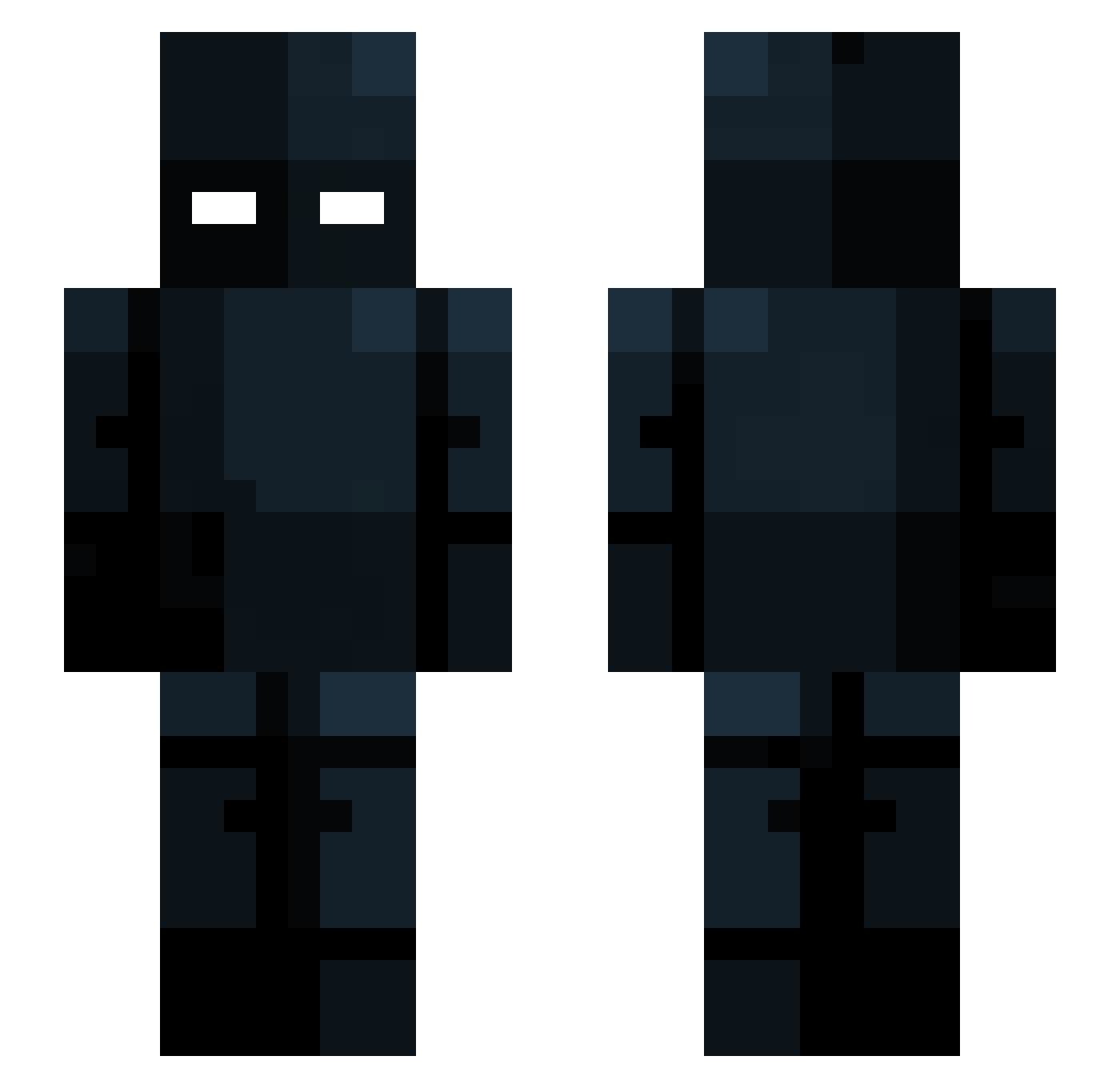 R1Z113 Minecraft skin, front and back view