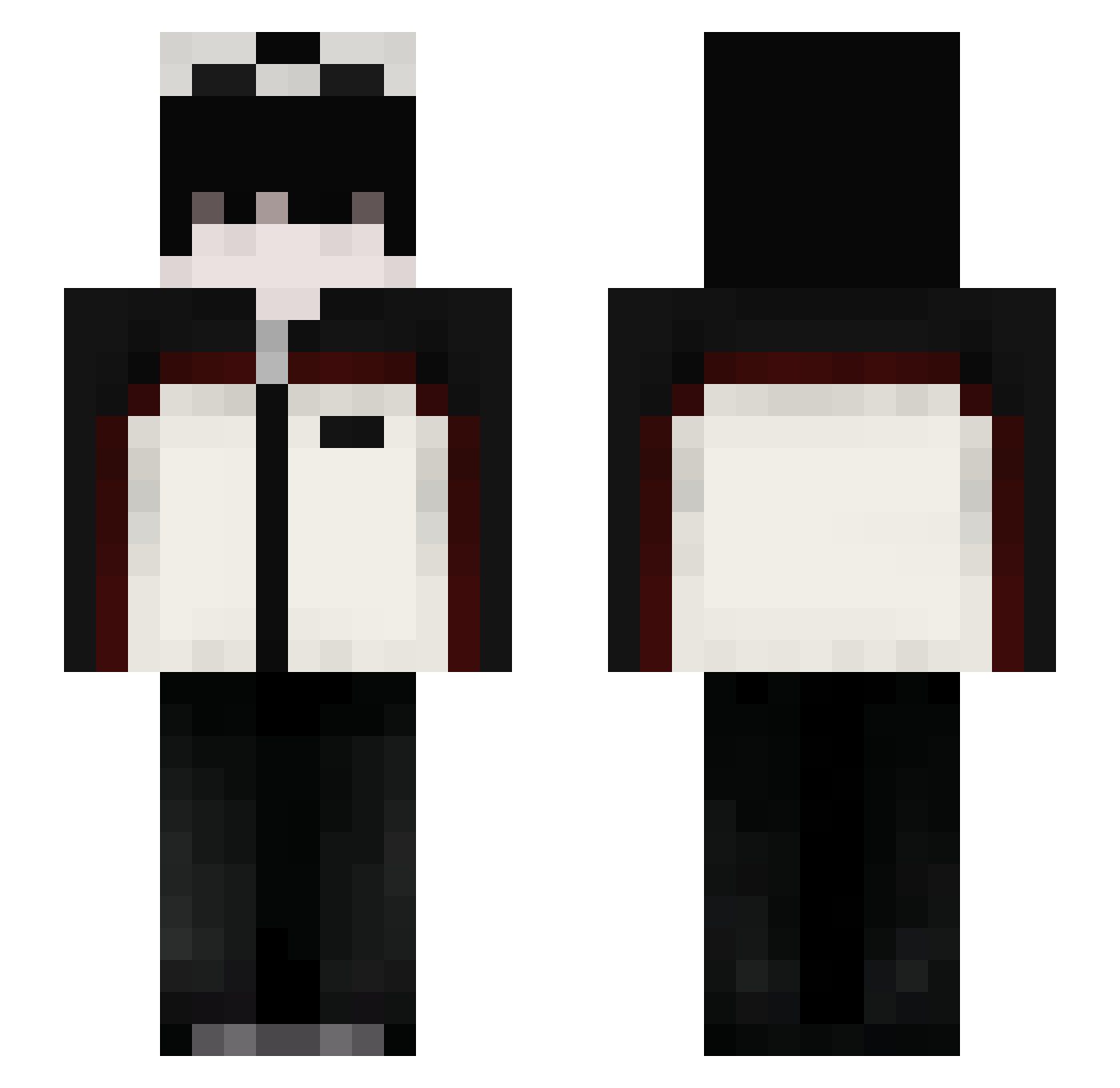 specularfan506 Minecraft skin, front and back view