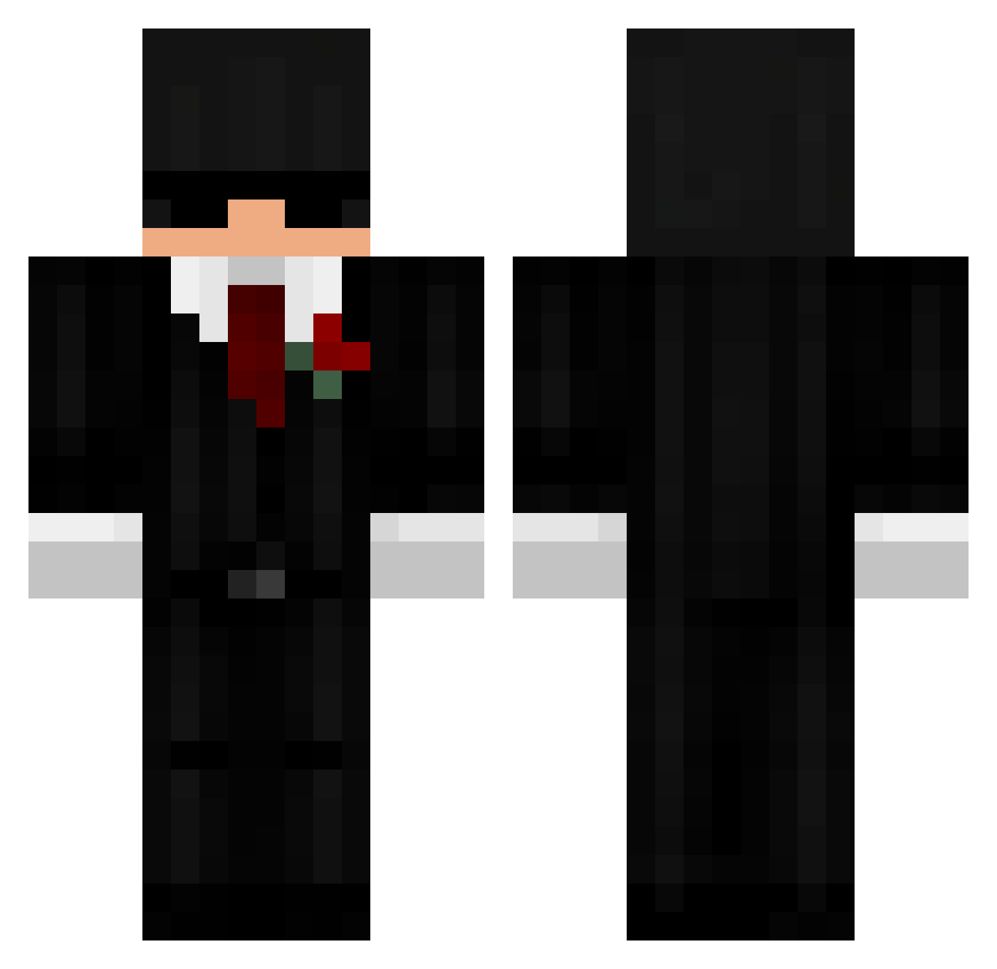 filzstift_val Minecraft skin, front and back view