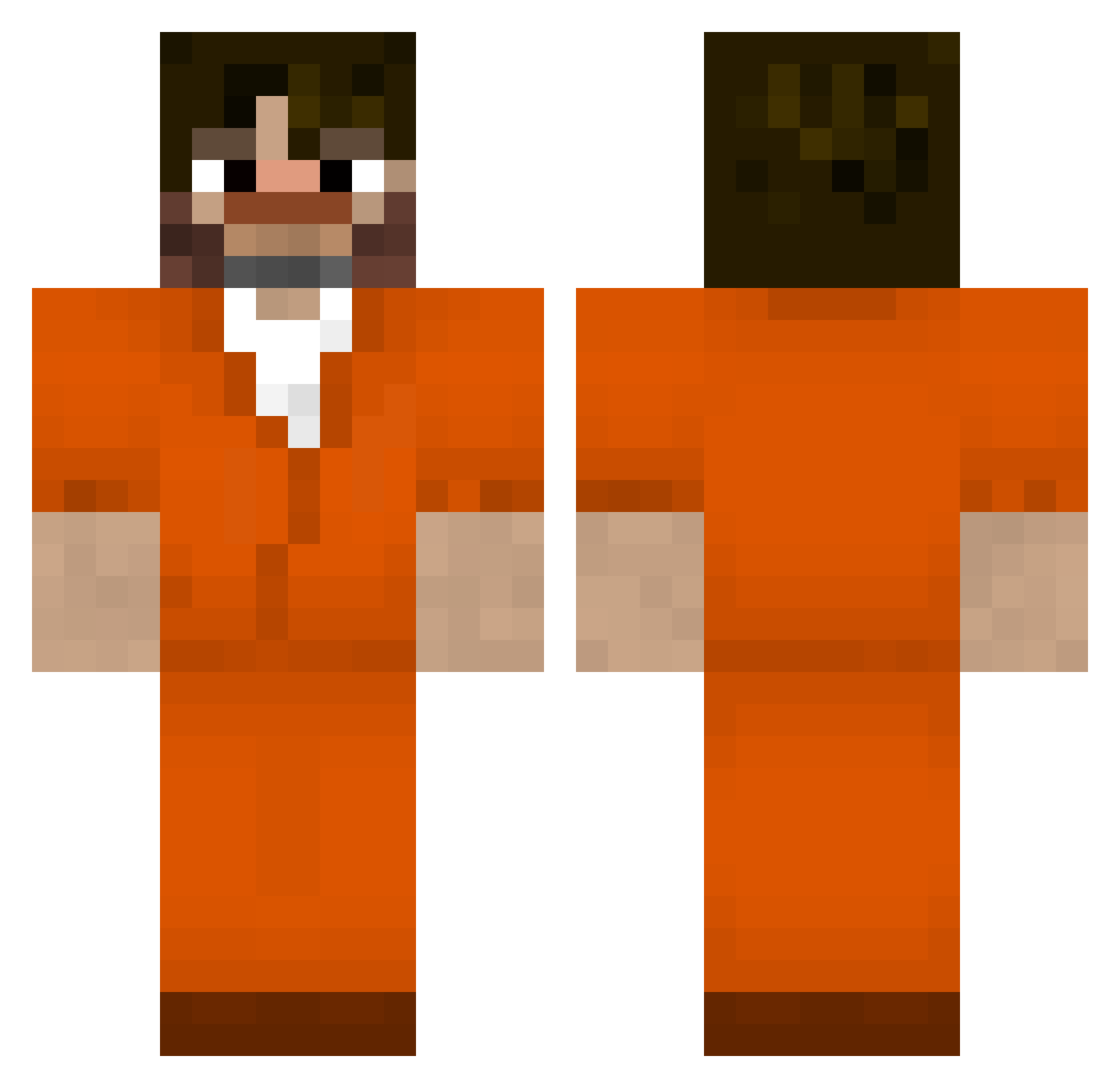 TheoButKindaNot Minecraft skin, front and back view