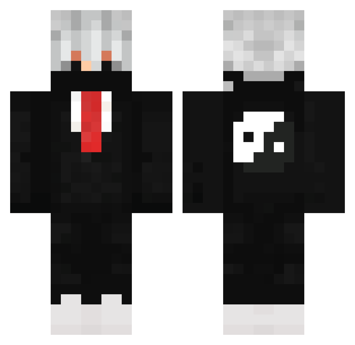 Terrorzwerg2208 Minecraft skin, front and back view