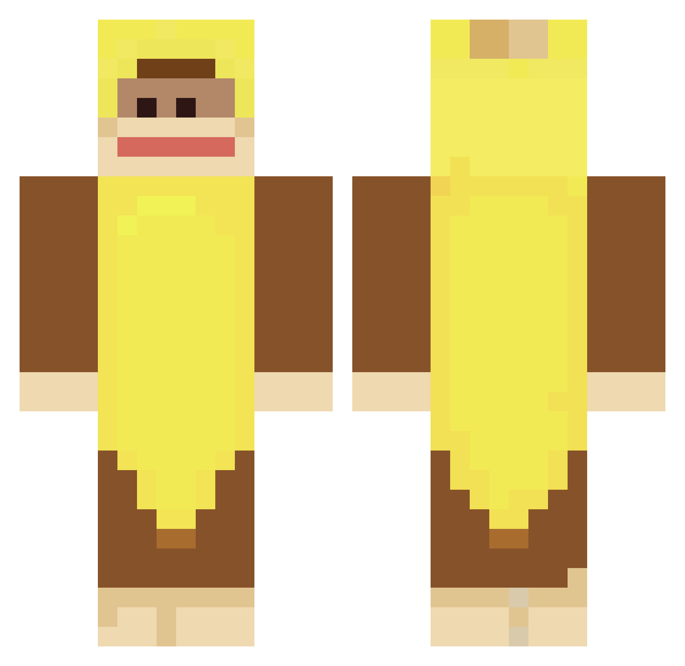 minijasen1909 Minecraft skin, front and back view