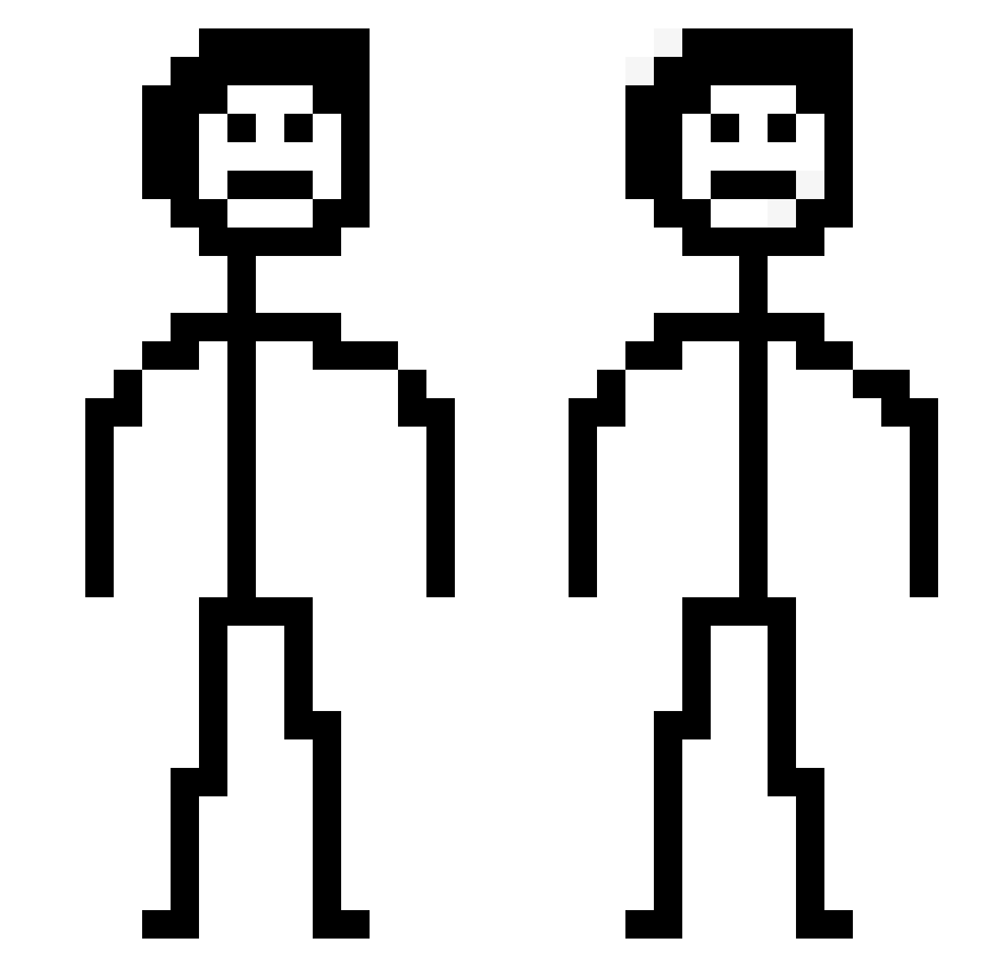 RobertJr Minecraft skin, front and back view