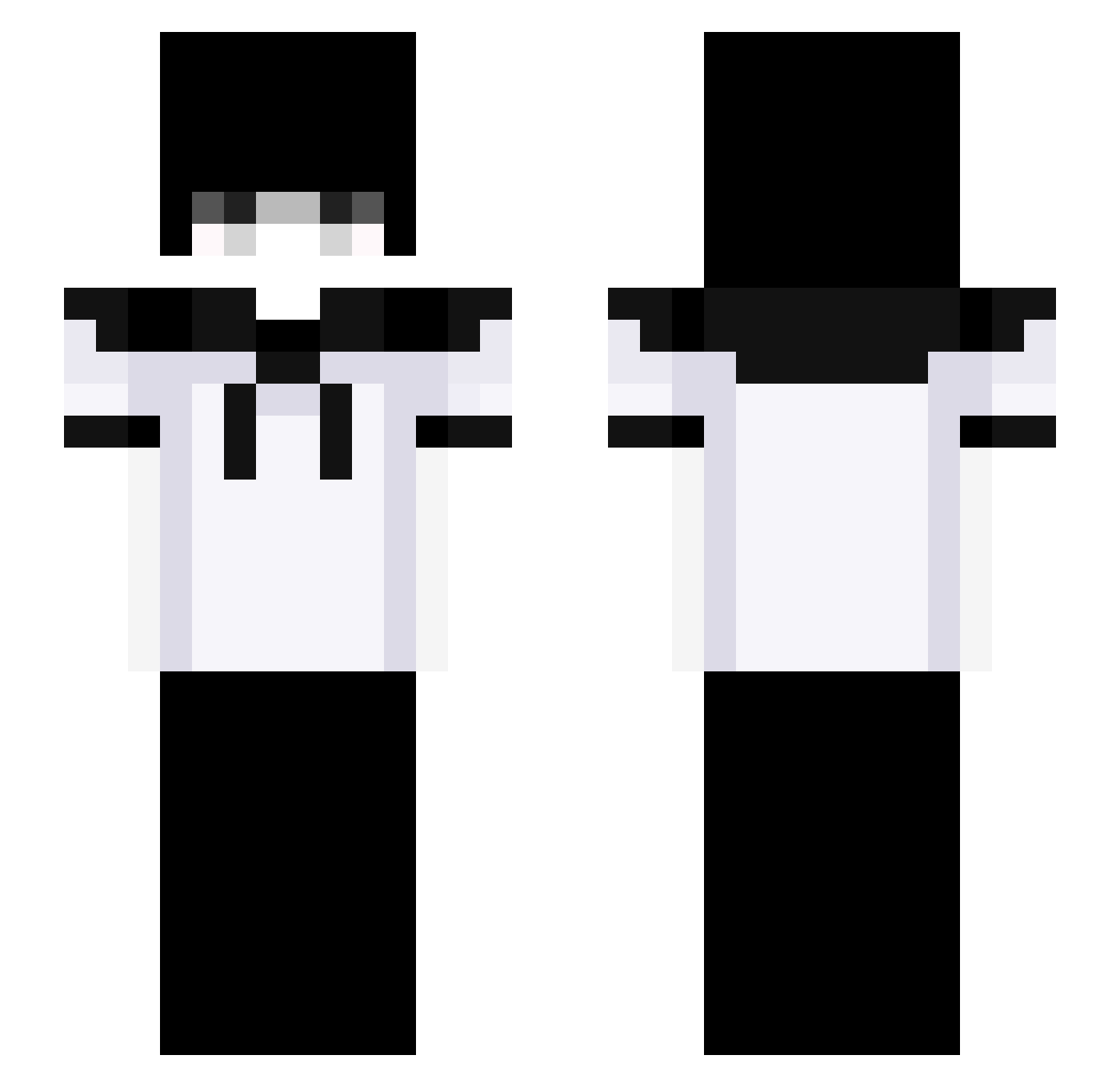 reyx23 Minecraft skin, front and back view