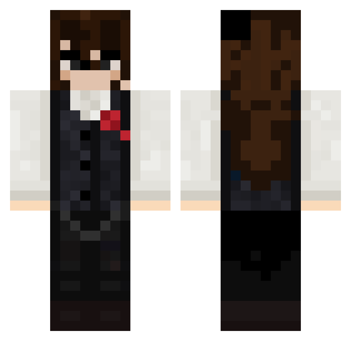 RaydomGamer2008 Minecraft skin, front and back view