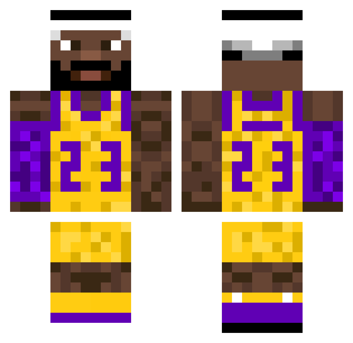thereal_alan64 Minecraft skin, front and back view