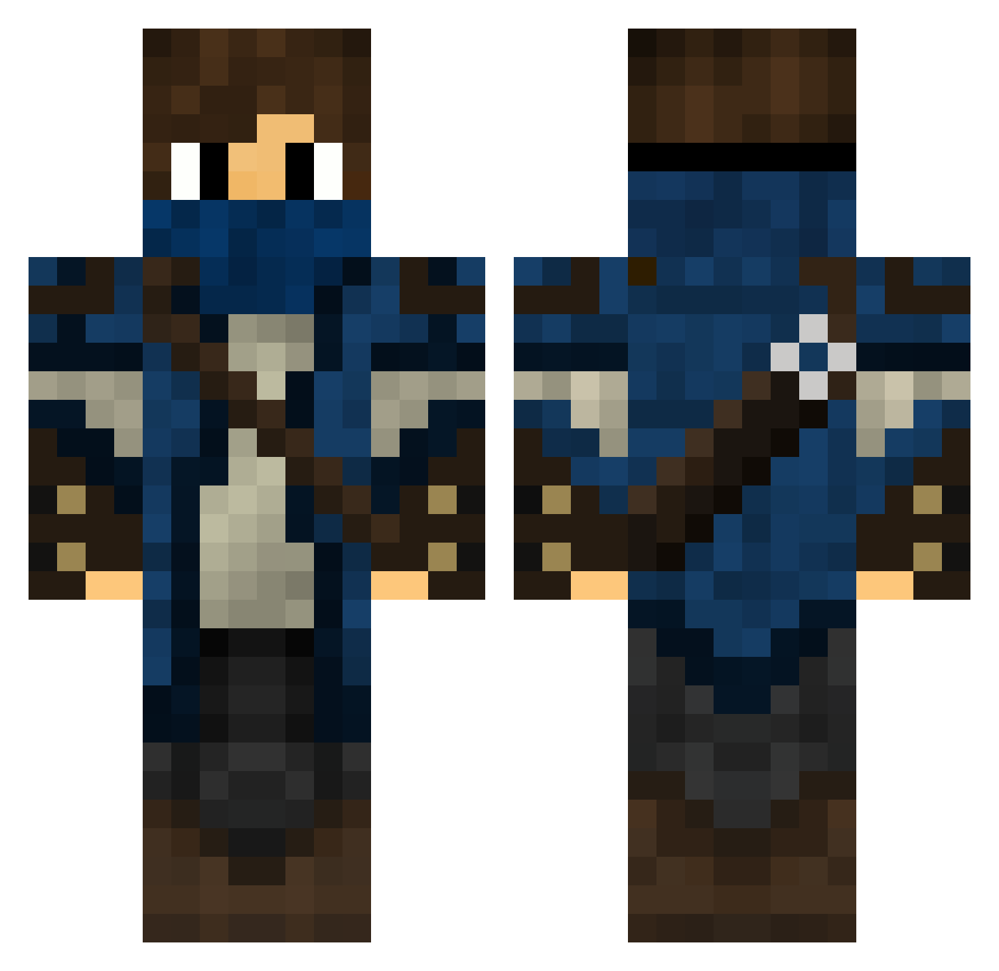 LeTz_FeTz_ Minecraft skin, front and back view