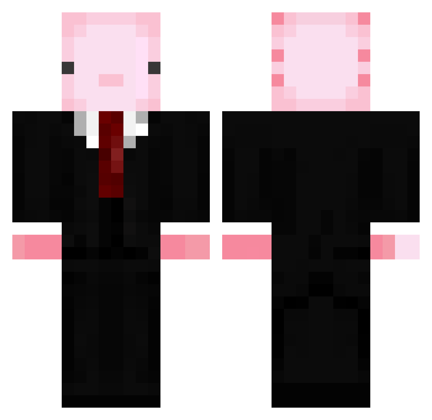 wonbin0402 Minecraft skin, front and back view