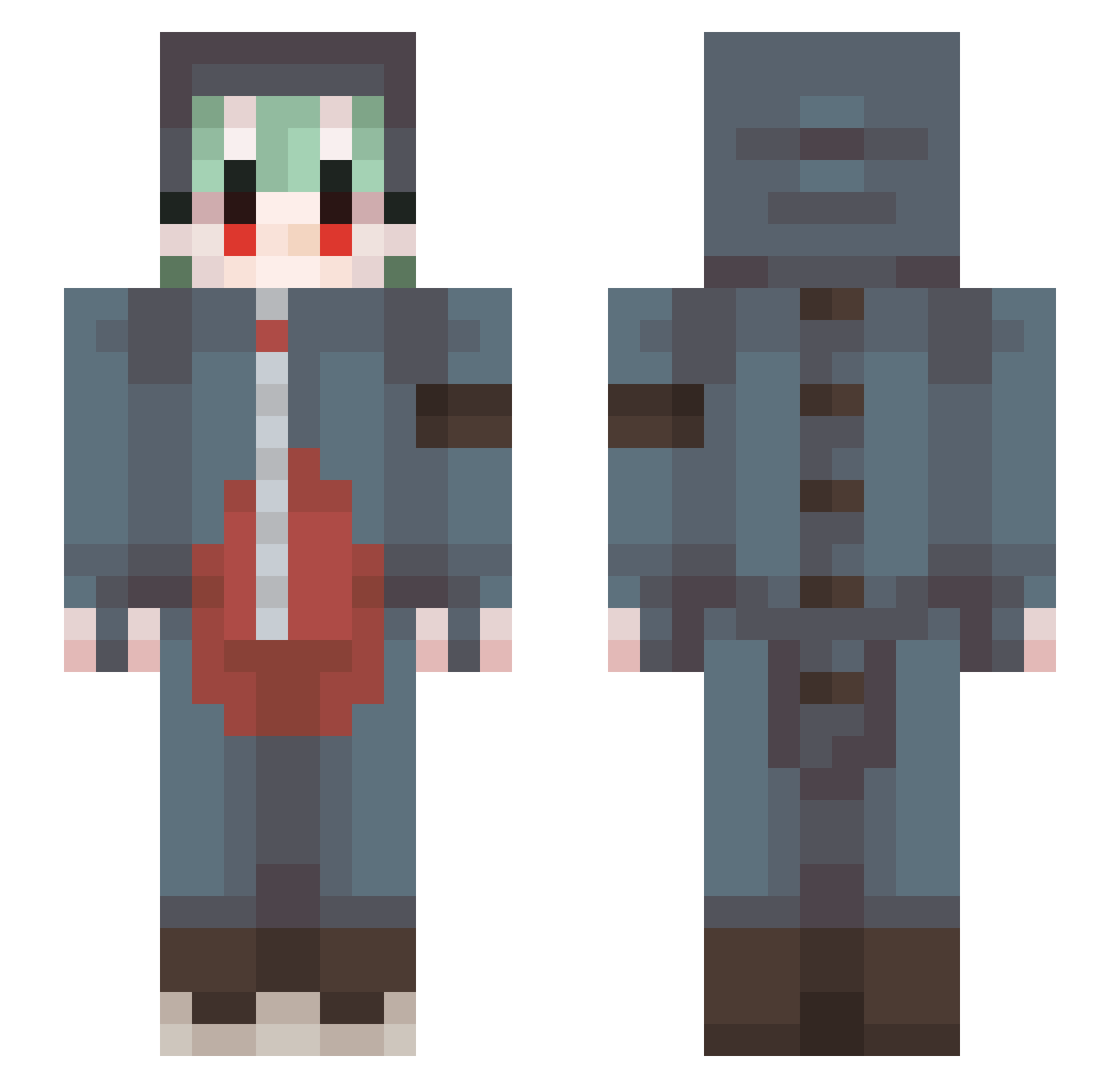 ii_futuris Minecraft skin, front and back view