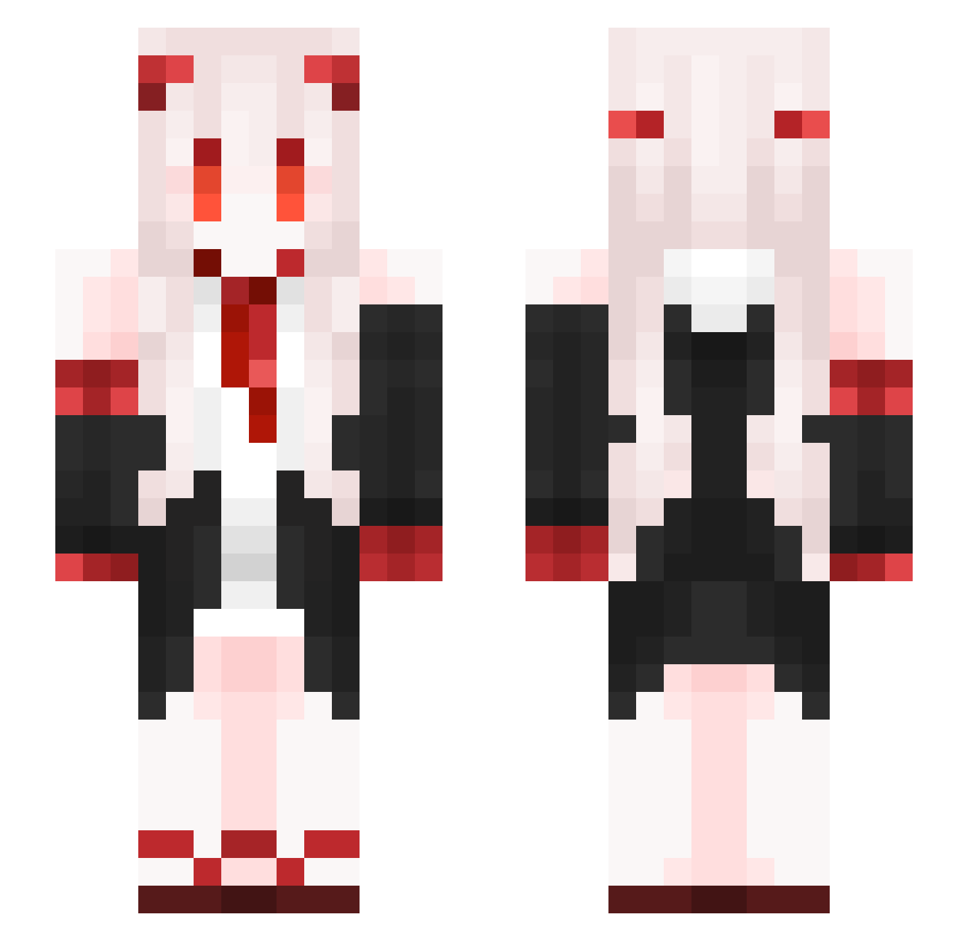 SALALALALALA Minecraft skin, front and back view