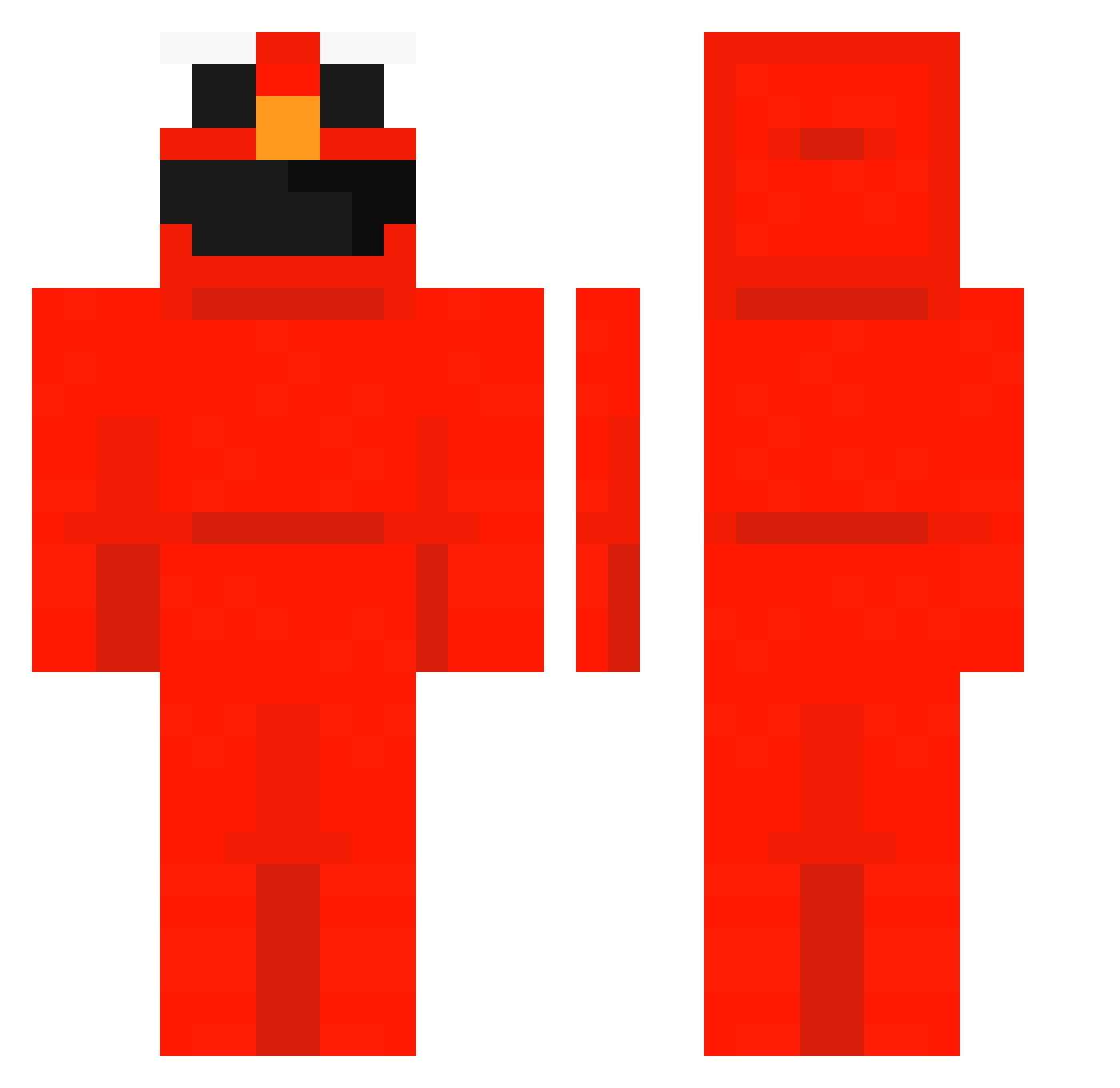xdrean_ Minecraft skin, front and back view