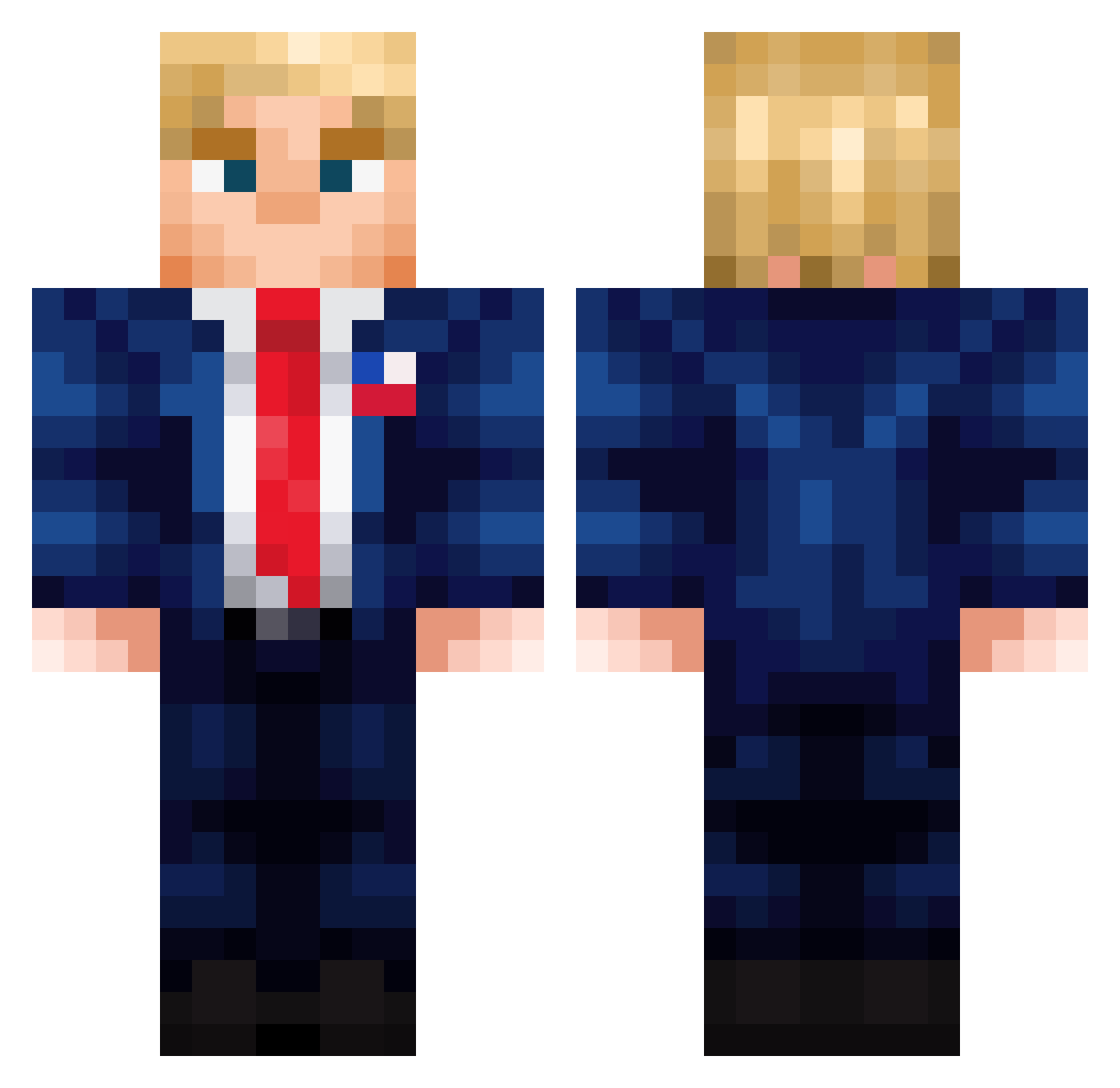 Ove_lord26 Minecraft skin, front and back view