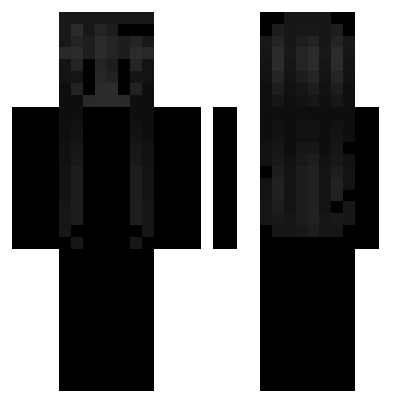 ssigmundd Minecraft skin, front and back view