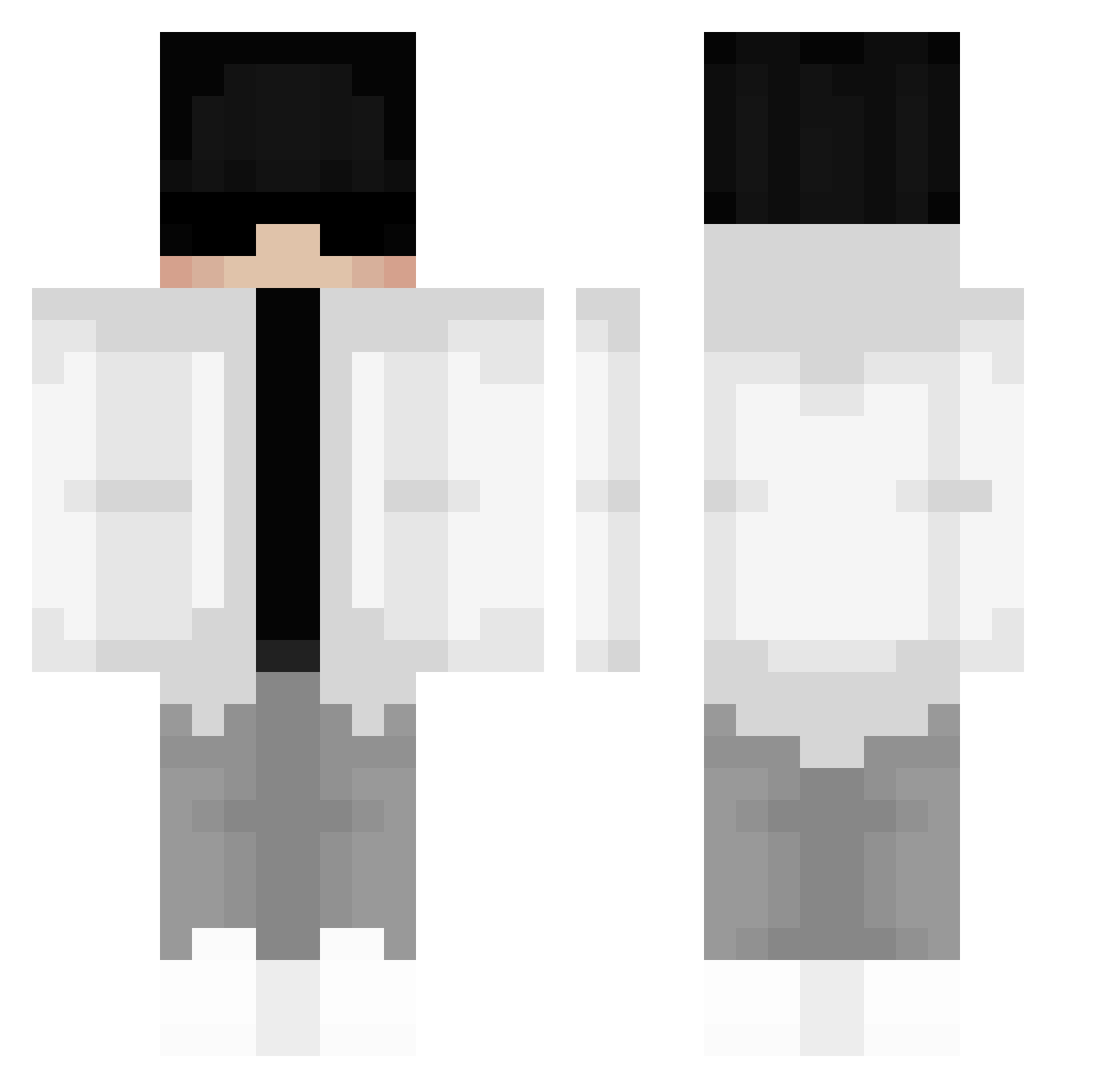 UwUWalterUwU Minecraft skin, front and back view