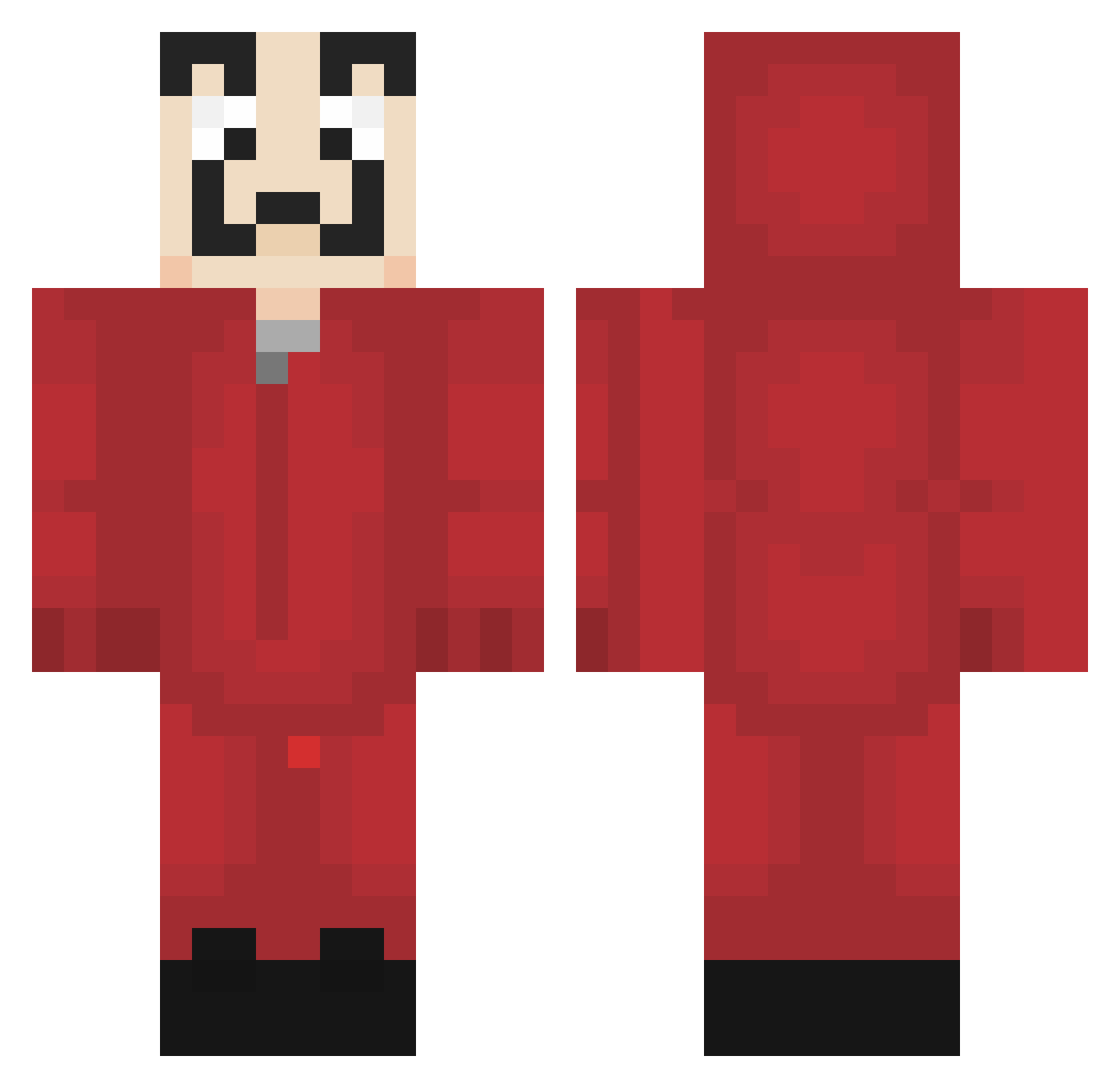 ABKDerEhrenmann Minecraft skin, front and back view