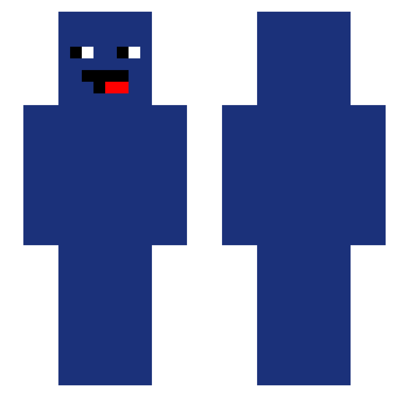 xProstakFT Minecraft skin, front and back view