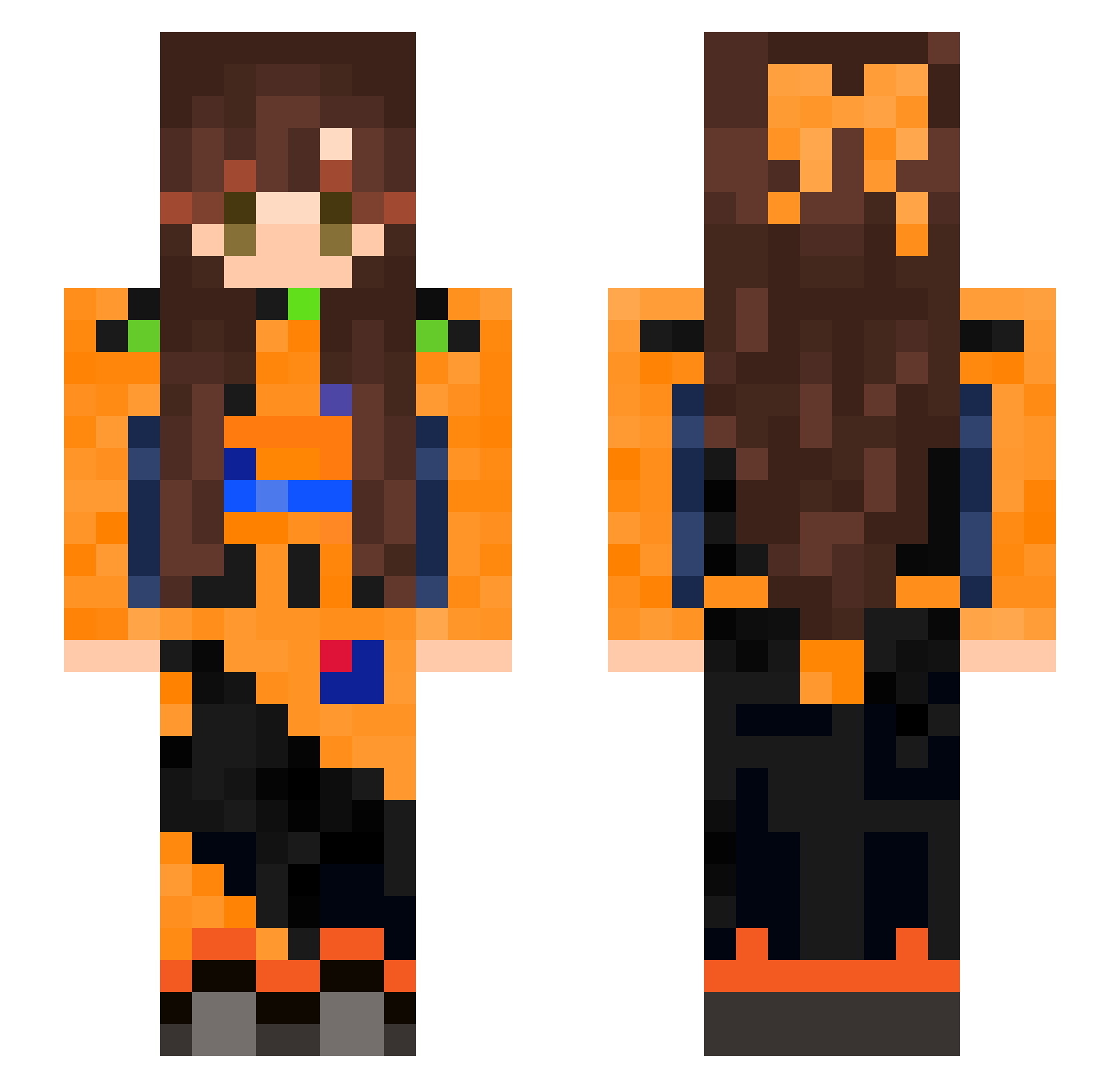 Ems_81 Minecraft skin, front and back view