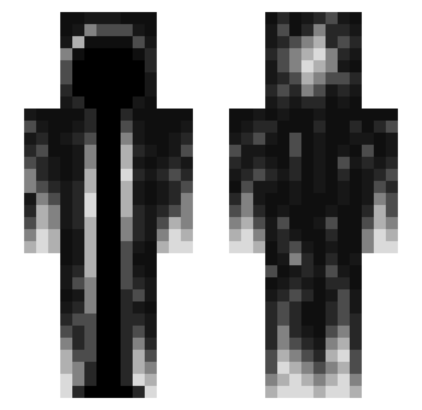Schnabel_2402 Minecraft skin, front and back view