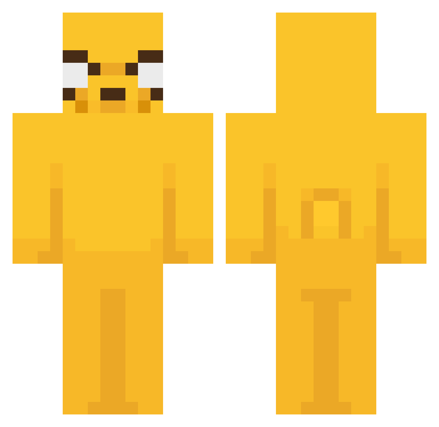 Manly_Swindle Minecraft skin, front and back view