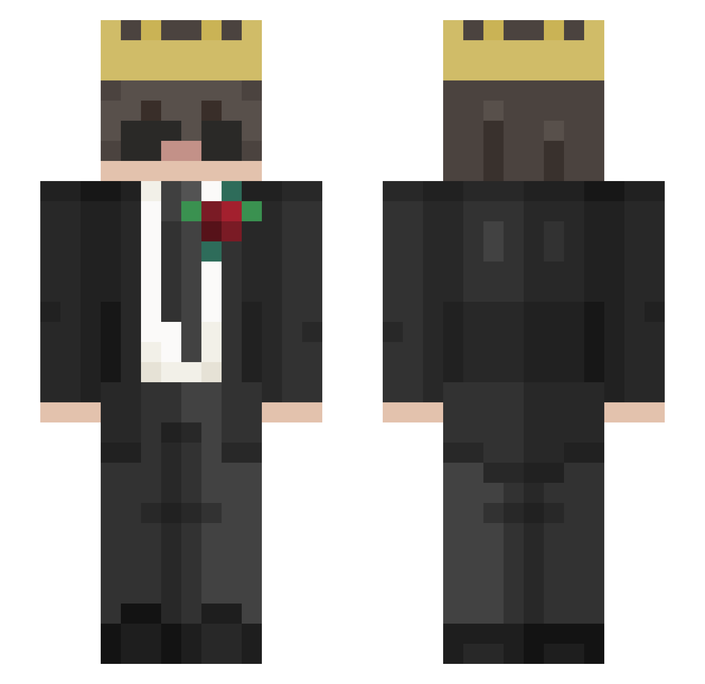 xNorim__ Minecraft skin, front and back view