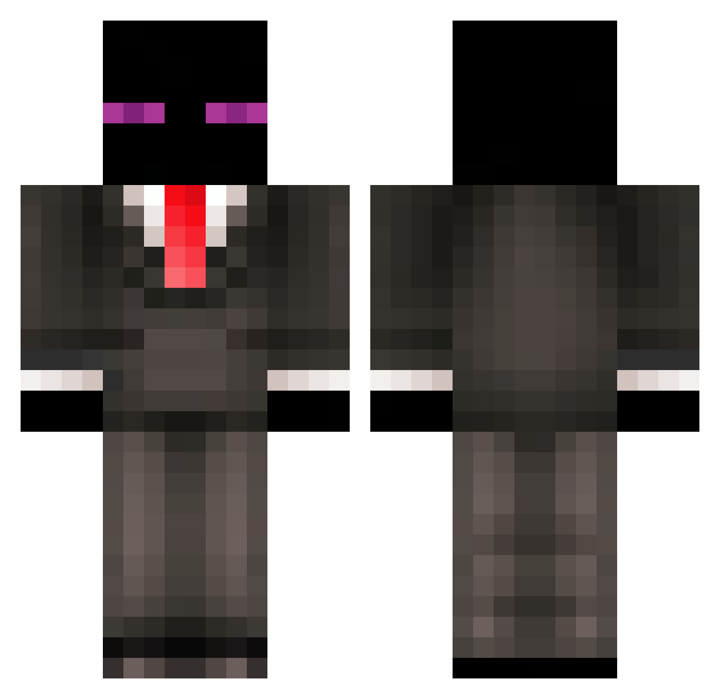 THENDERGAMR9898 Minecraft skin, front and back view