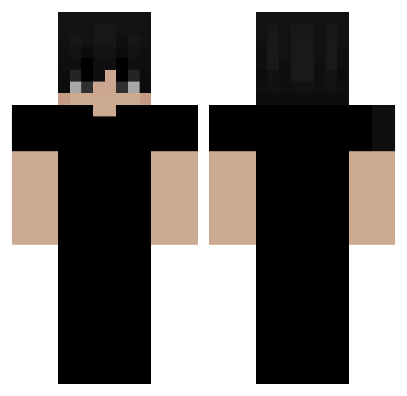 doseDpitu Minecraft skin, front and back view
