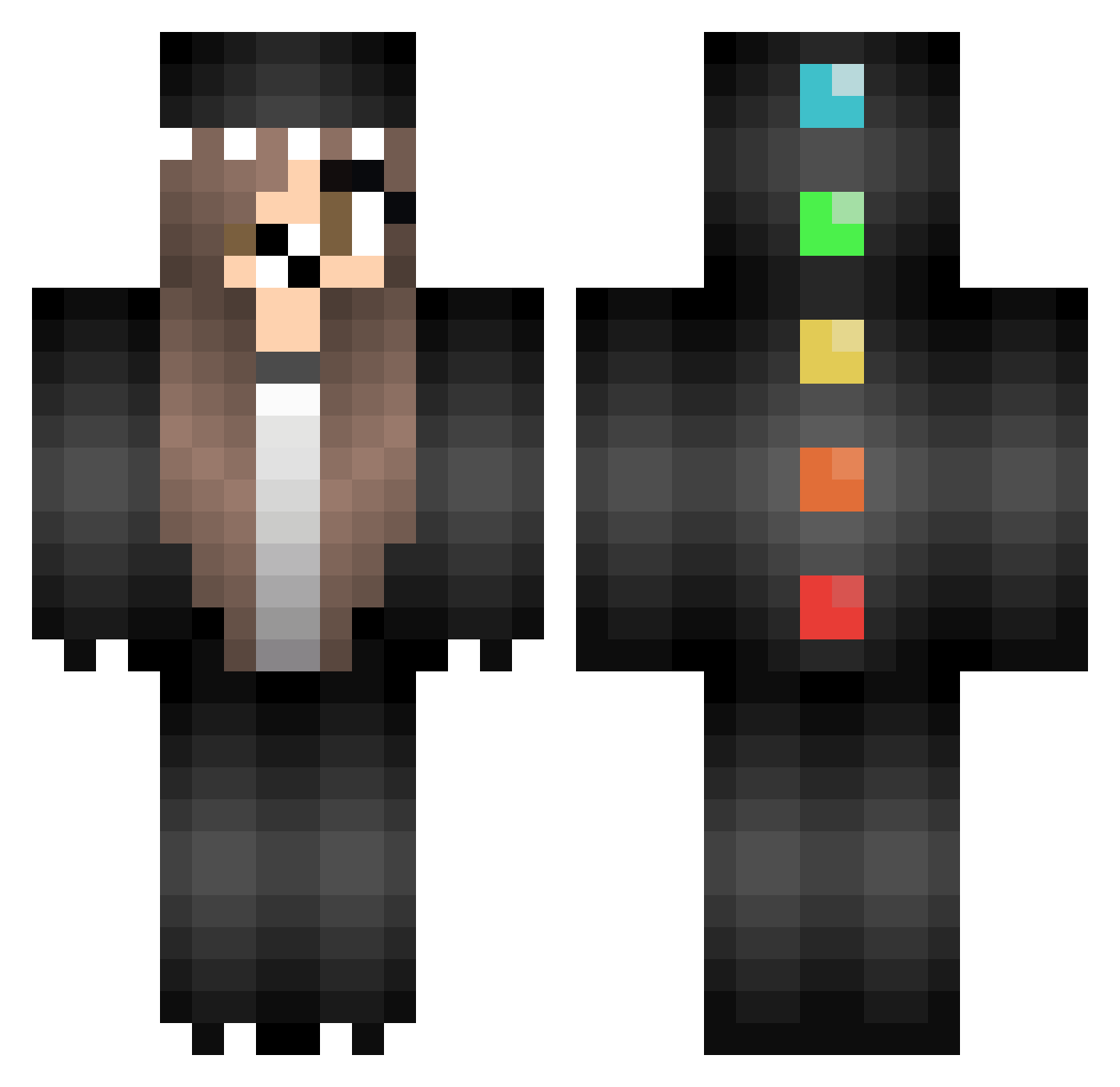 ducky_Nugget_725 Minecraft skin, front and back view