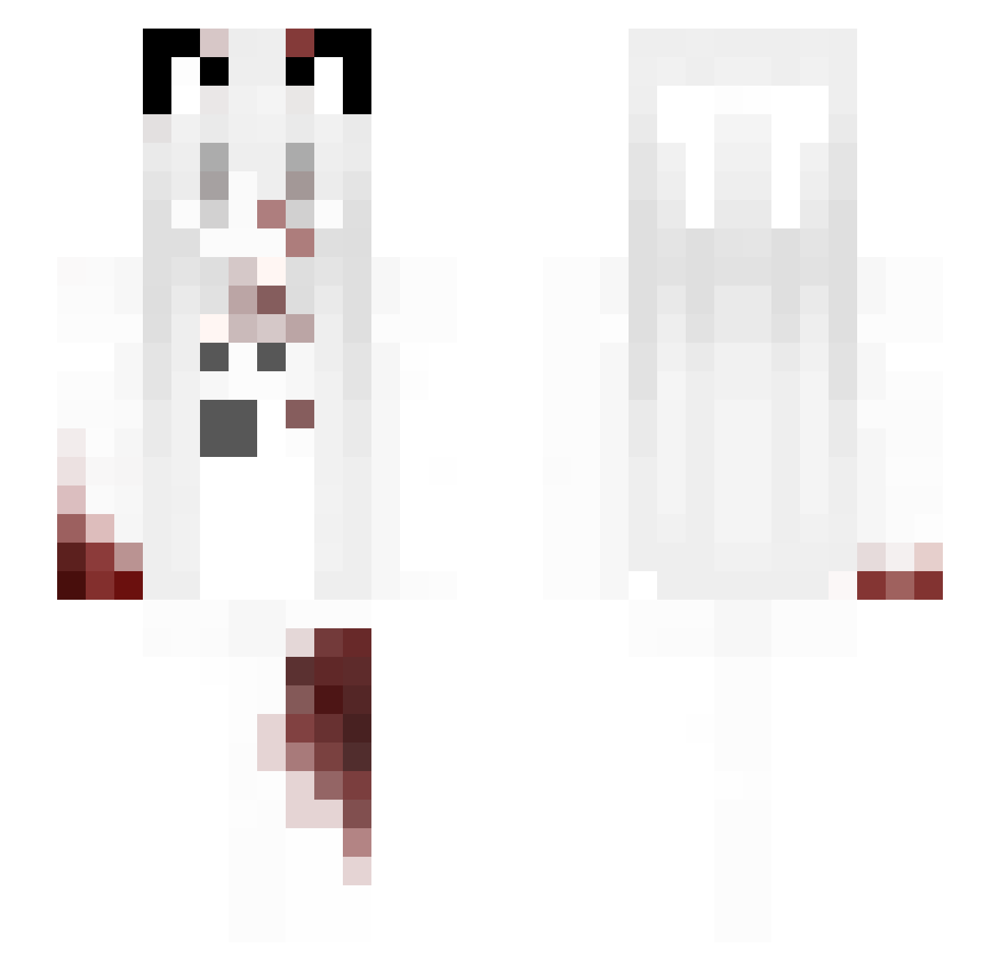 el000yop Minecraft skin, front and back view