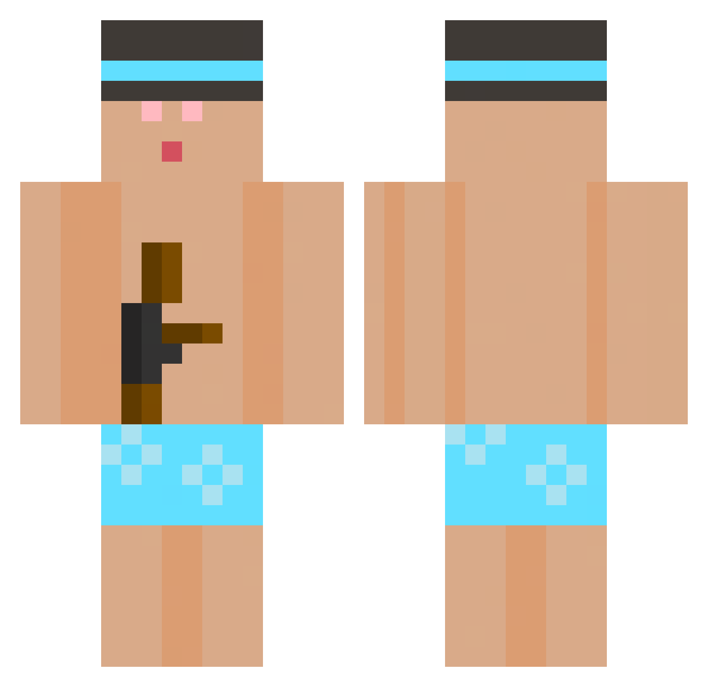 kongmathias05 Minecraft skin, front and back view