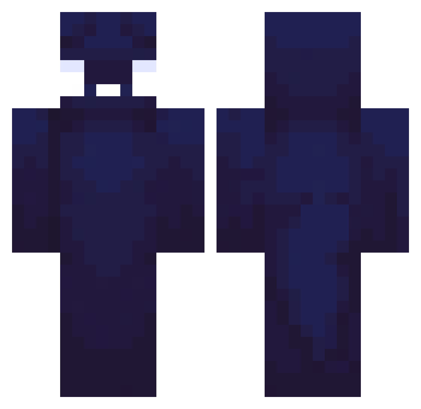 GekonOfficial Minecraft skin, front and back view