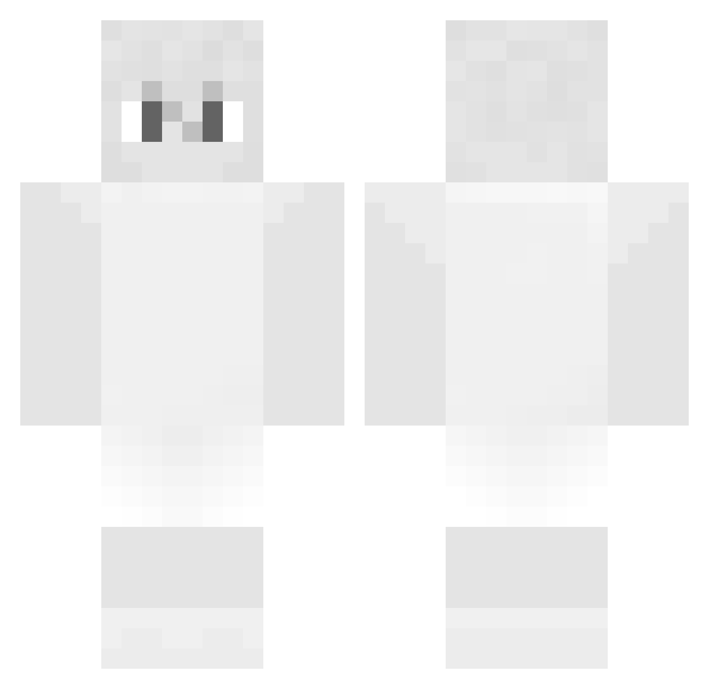 ZeeGo Minecraft skin, front and back view