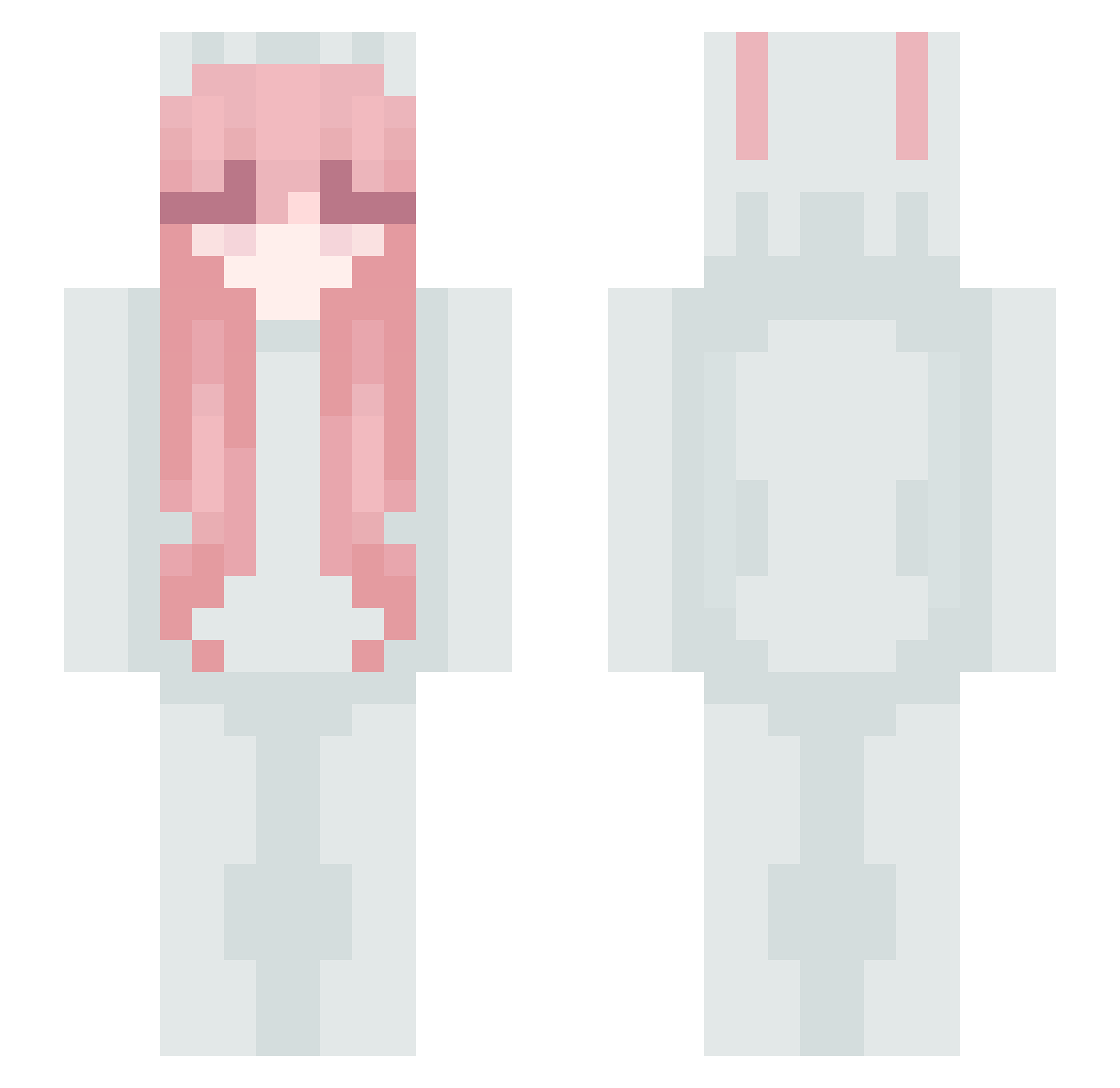 ZYT_0513 Minecraft skin, front and back view