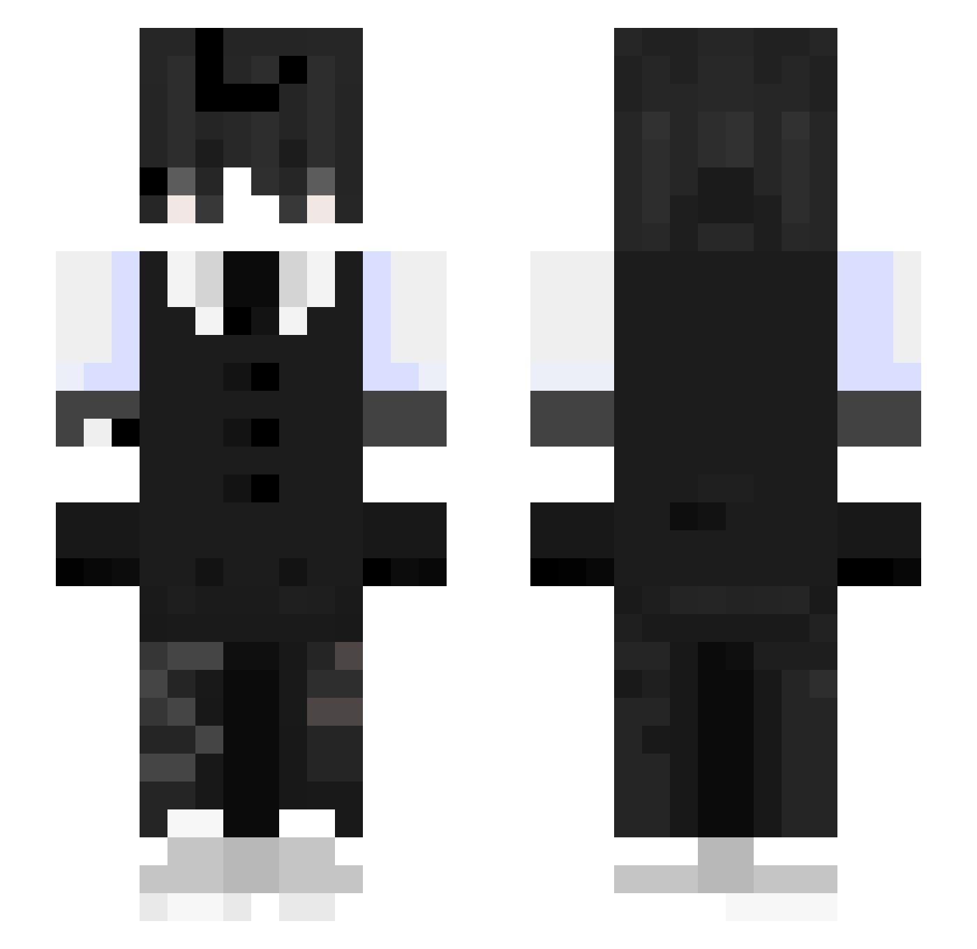 PUNYAPATz Minecraft skin, front and back view