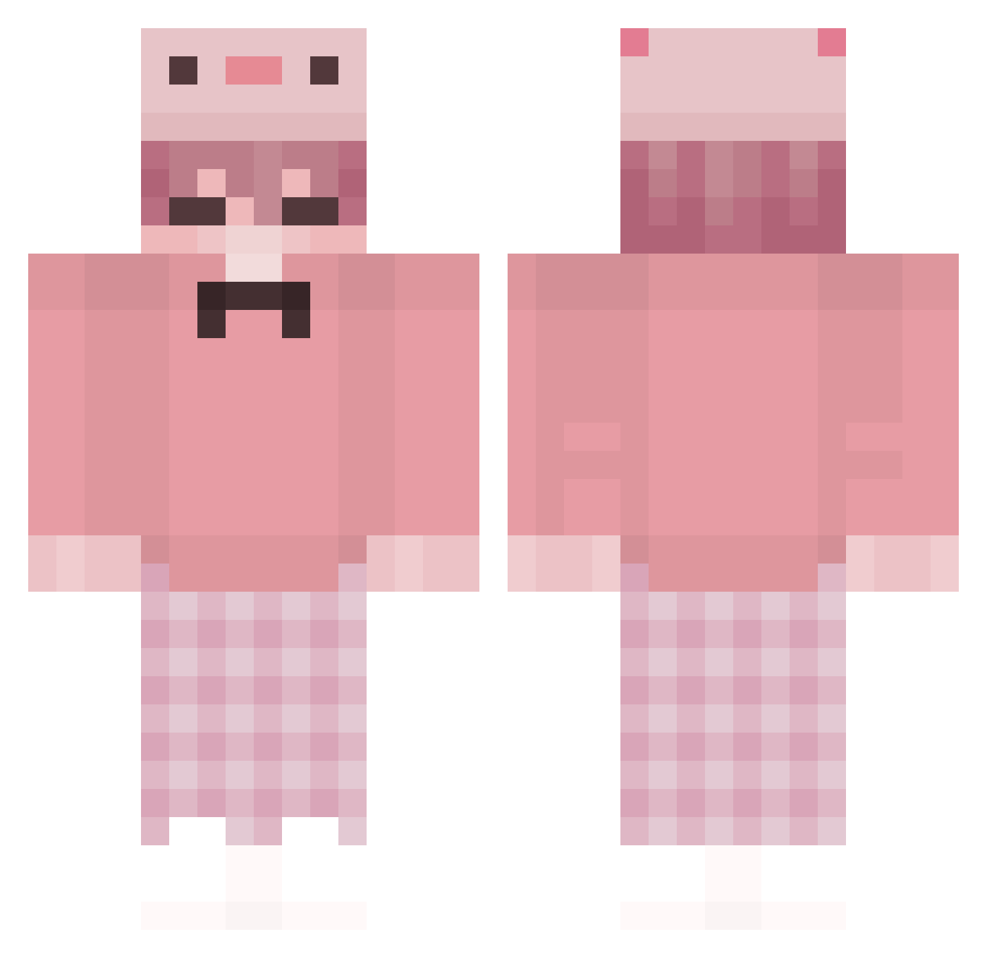 hzs940916 Minecraft skin, front and back view