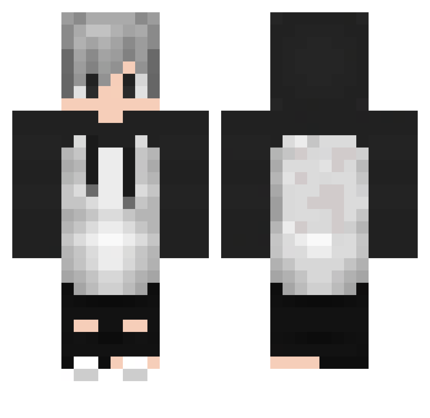 wesleyalemao Minecraft skin, front and back view