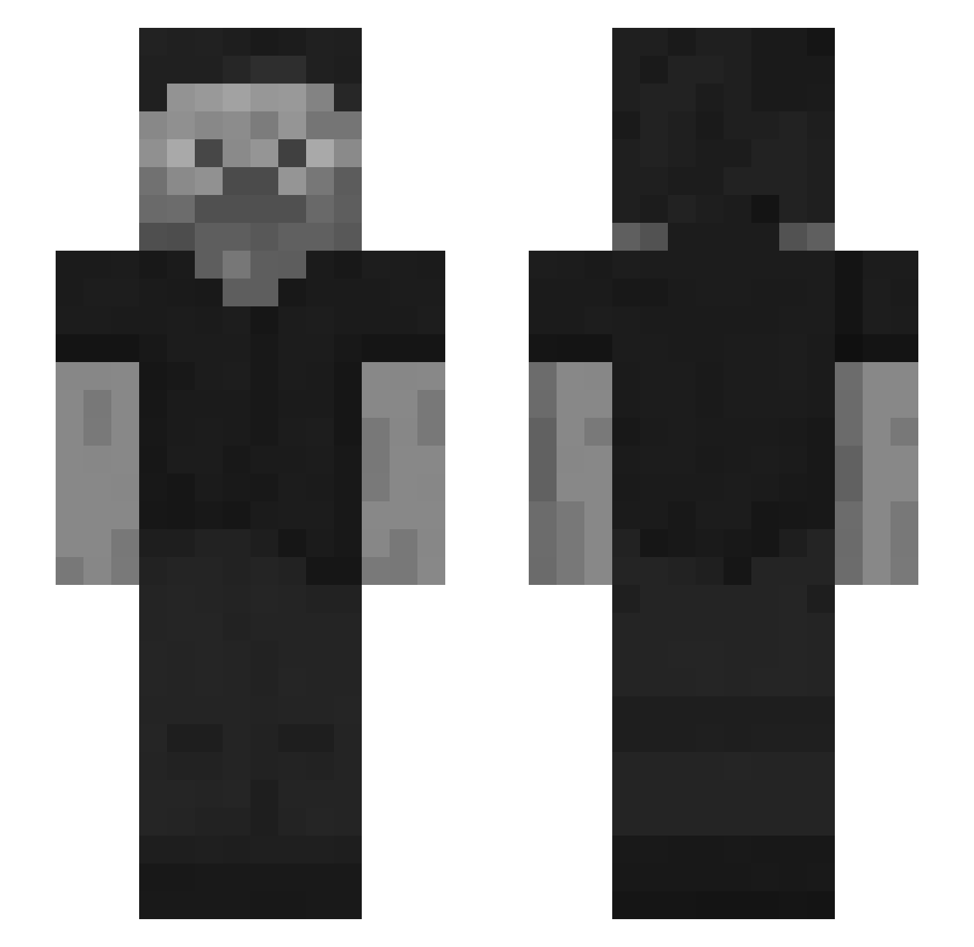 L3q_ Minecraft skin, front and back view